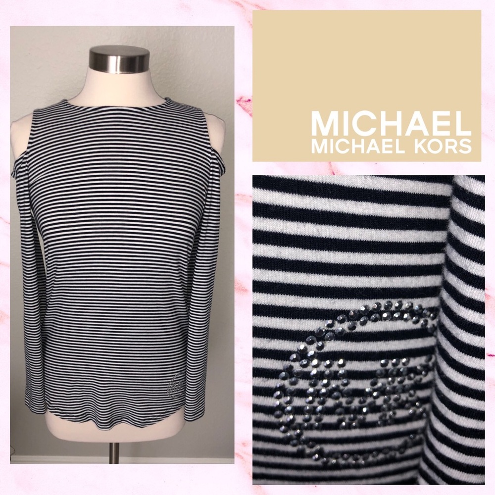 💖Michael Kors Cold Shoulder Top